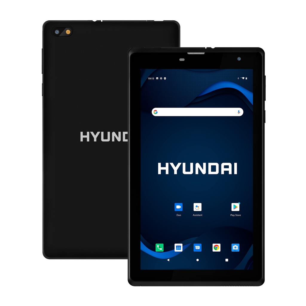 Hyundai HyTab 7LC1, 7" Tablet, 1024x600 IPS, Android 10 Go edition, Quad-Core Processor, 1GB RAM, 32GB Storage, 2MP/2MP, LTE - Black